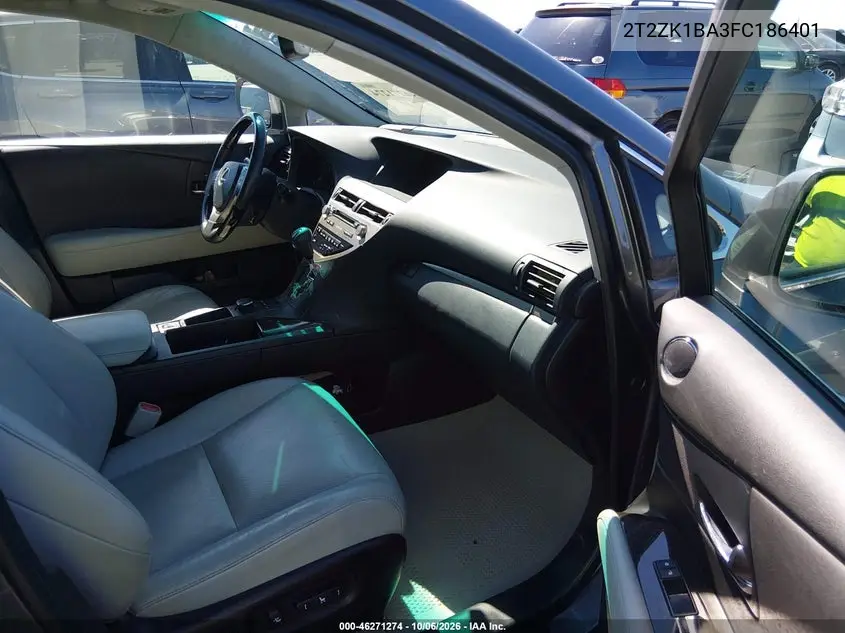 2015 LEXUS RX VIN 2T2ZK1BA3FC186401 — фото 5