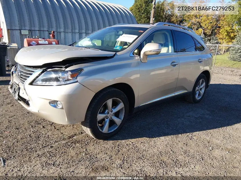 2015 LEXUS RX VIN 2T2BK1BA6FC279253 — фото 2
