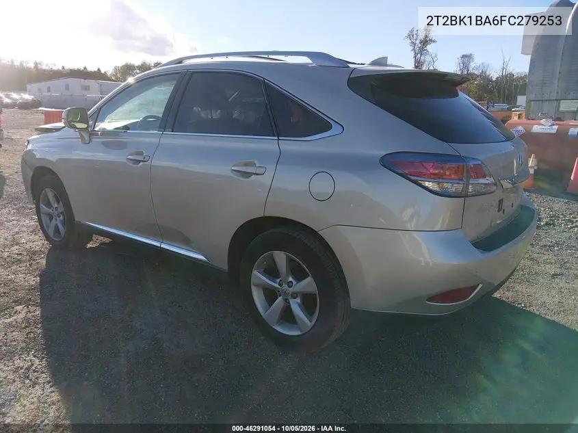 2015 LEXUS RX VIN 2T2BK1BA6FC279253 — фото 3