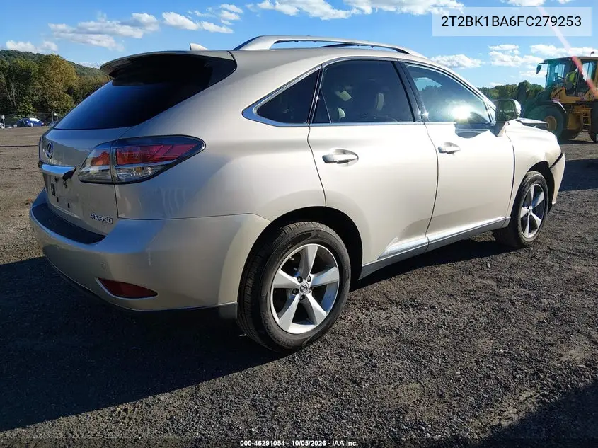 2015 LEXUS RX VIN 2T2BK1BA6FC279253 — фото 4