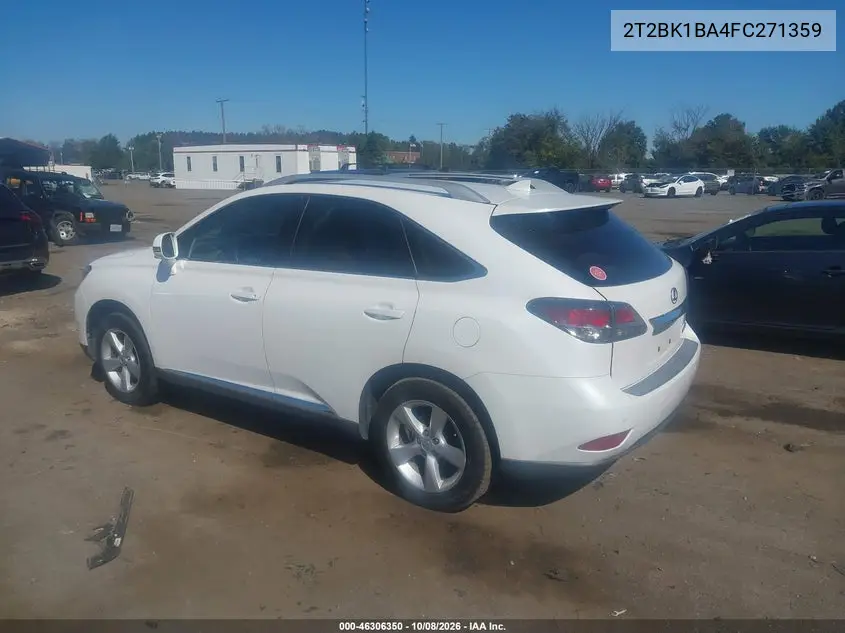 2015 LEXUS RX VIN 2T2BK1BA4FC271359 — фото 3