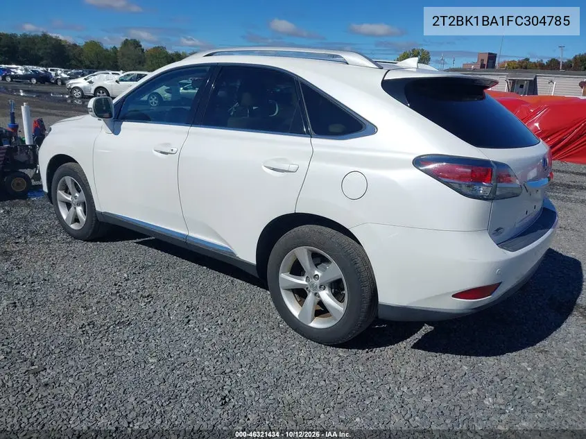 2015 LEXUS RX VIN 2T2BK1BA1FC304785 — фото 3