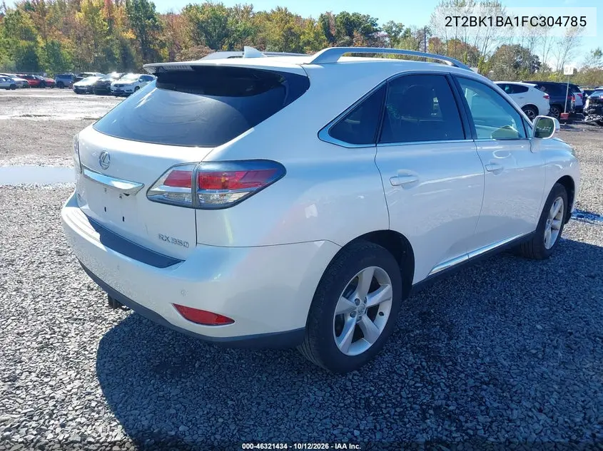 2015 LEXUS RX VIN 2T2BK1BA1FC304785 — фото 4