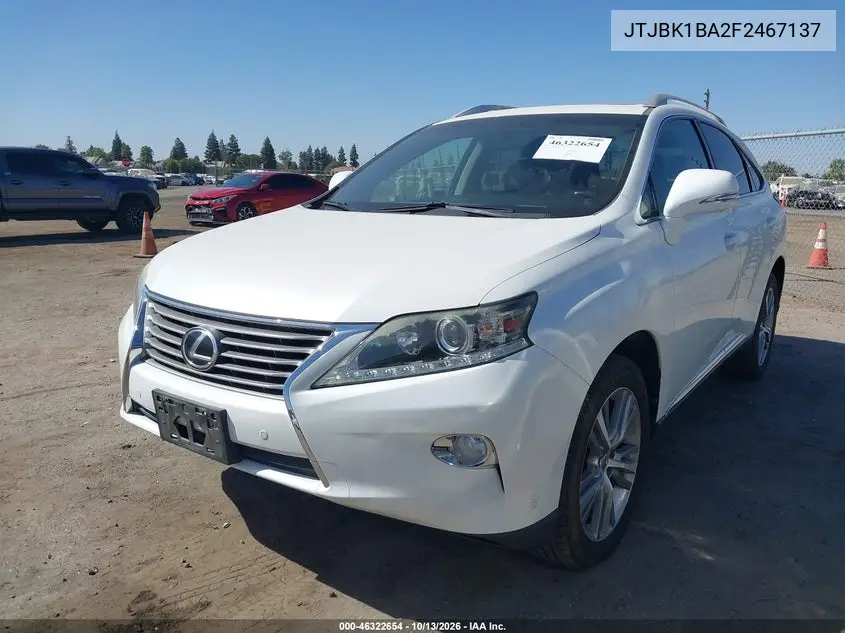 2015 LEXUS RX VIN JTJBK1BA2F2467137 — фото 2