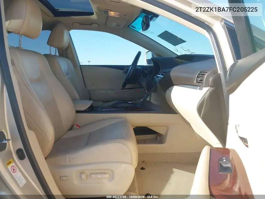 2015 LEXUS RX VIN 2T2ZK1BA7FC205225 — фото 5
