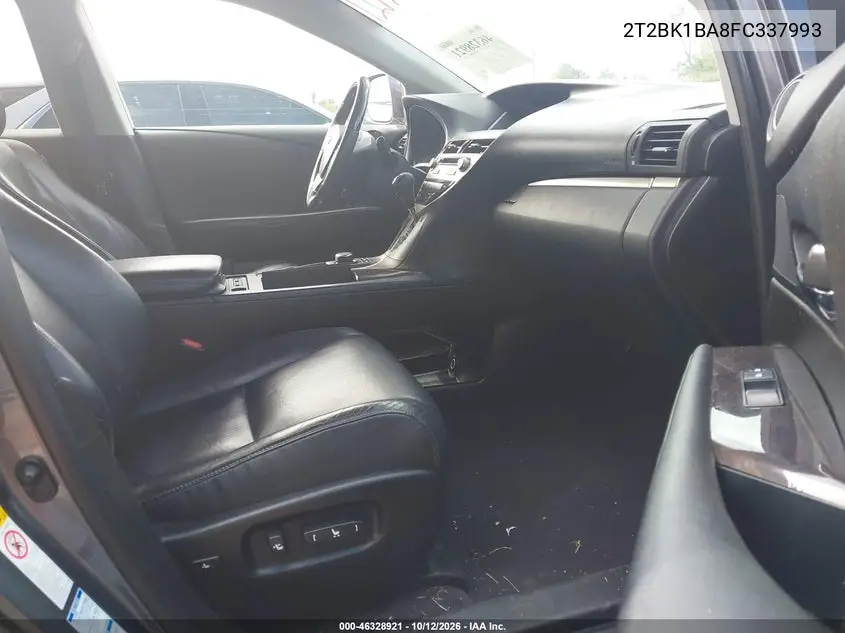 2015 LEXUS RX VIN 2T2BK1BA8FC337993 — фото 5
