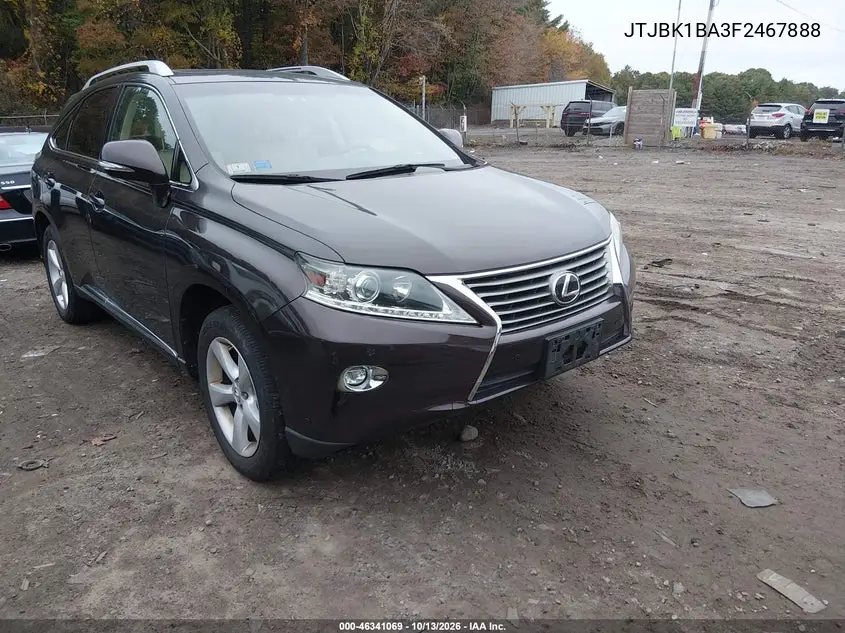 LEXUS RX 2015, VIN JTJBK1BA3F2467888