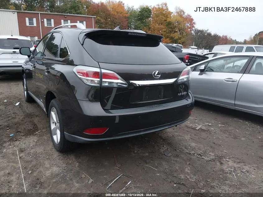 2015 LEXUS RX VIN JTJBK1BA3F2467888 — фото 3