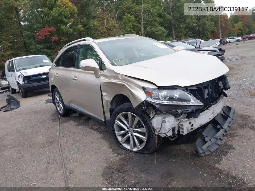 LEXUS RX 2015, VIN 2T2BK1BA4FC339157