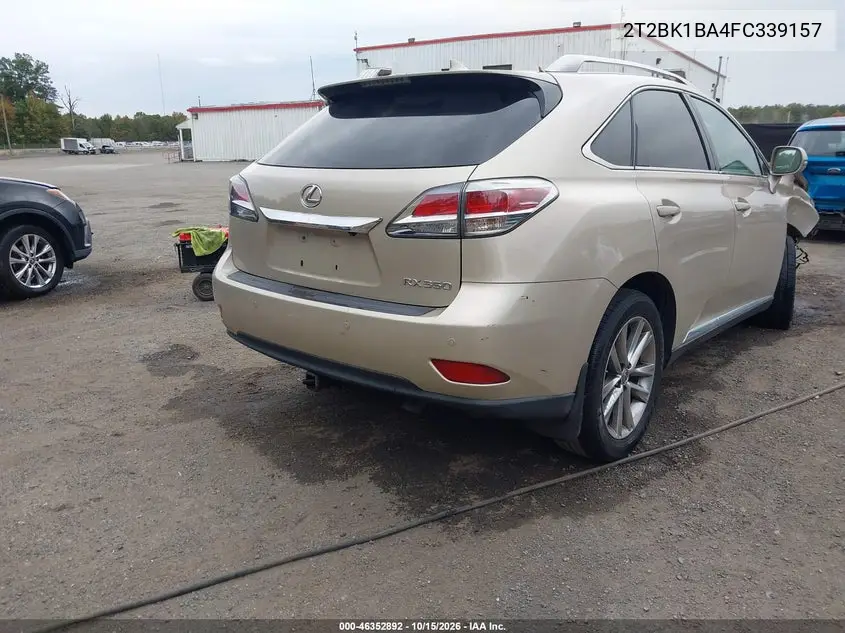 2015 LEXUS RX VIN 2T2BK1BA4FC339157 — фото 4