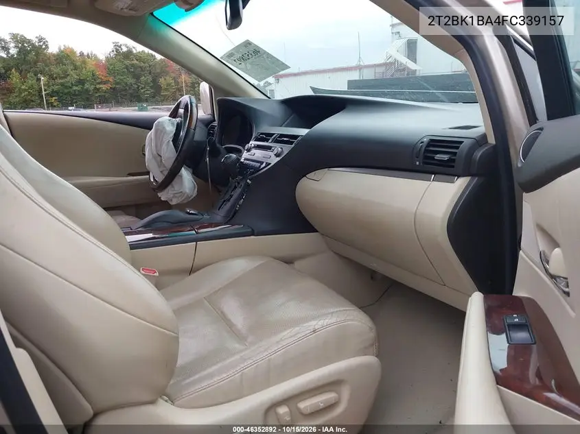 2015 LEXUS RX VIN 2T2BK1BA4FC339157 — фото 5