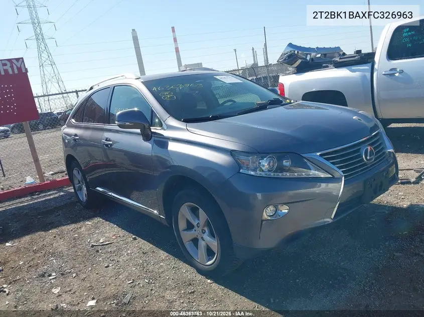 LEXUS RX 2015, VIN 2T2BK1BAXFC326963