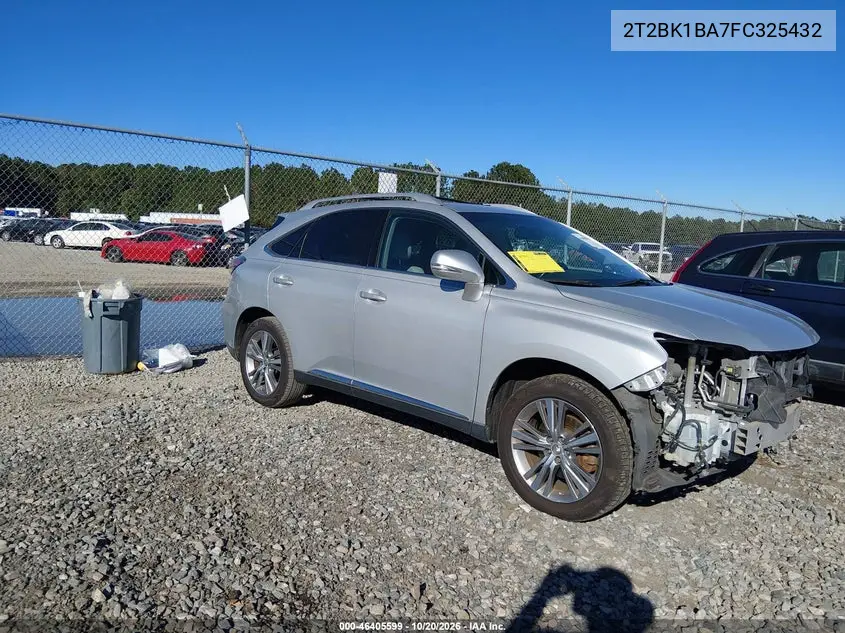 LEXUS RX 2015, VIN 2T2BK1BA7FC325432