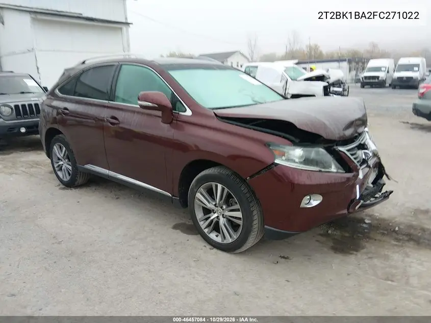 LEXUS RX 2015, VIN 2T2BK1BA2FC271022