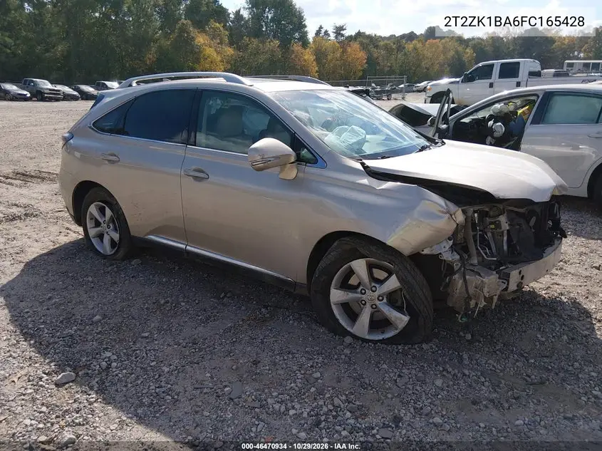 LEXUS RX 2015, VIN 2T2ZK1BA6FC165428