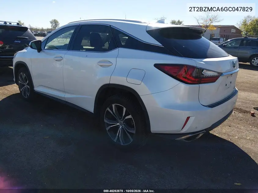 2016 LEXUS RX VIN 2T2BZMCA6GC047829 — фото 3