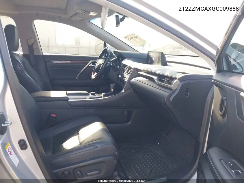 2016 LEXUS RX VIN 2T2ZZMCAXGC009888 — фото 5