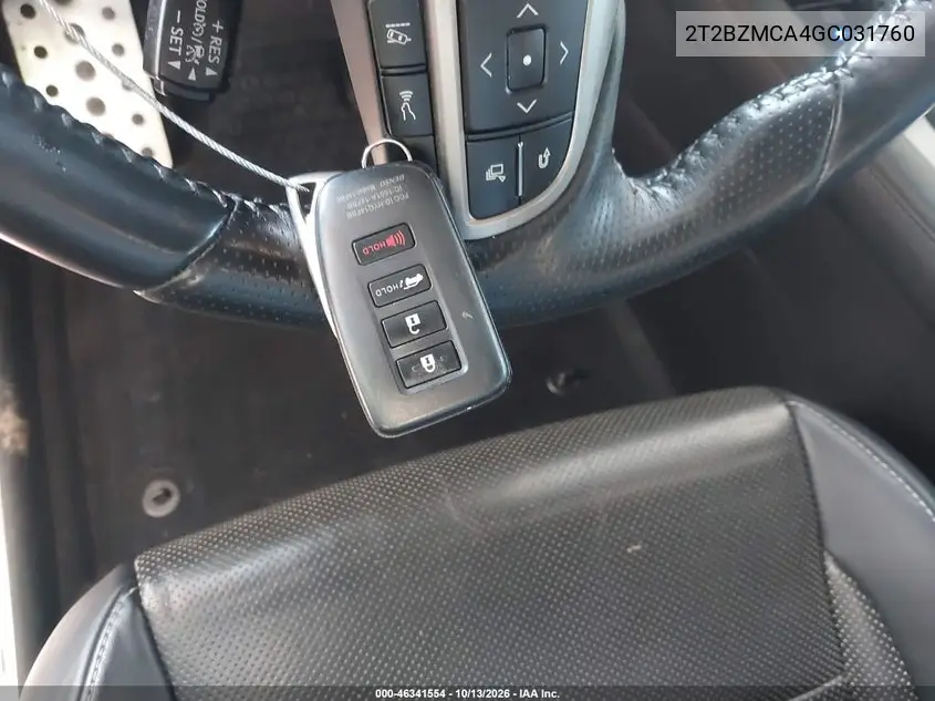 2016 LEXUS RX VIN 2T2BZMCA4GC031760 — фото 11