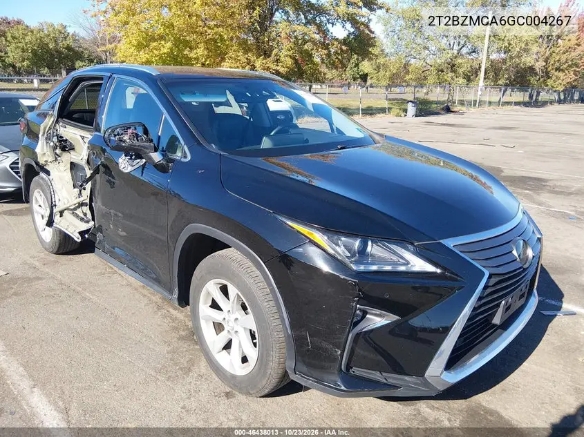 LEXUS RX 2016, VIN 2T2BZMCA6GC004267