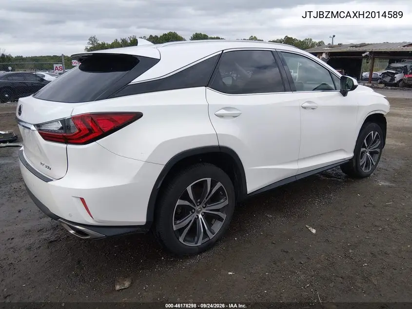 2017 LEXUS RX VIN JTJBZMCAXH2014589 — фото 4