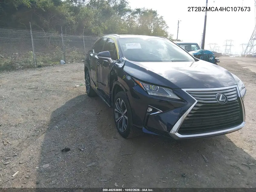 LEXUS RX 2017, VIN 2T2BZMCA4HC107673