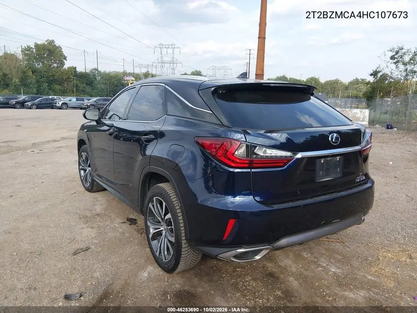 2017 LEXUS RX VIN 2T2BZMCA4HC107673 — фото 3