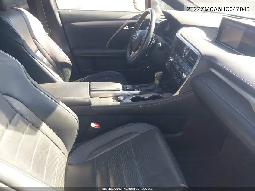 2017 LEXUS RX VIN 2T2ZZMCA6HC047040 — фото 5
