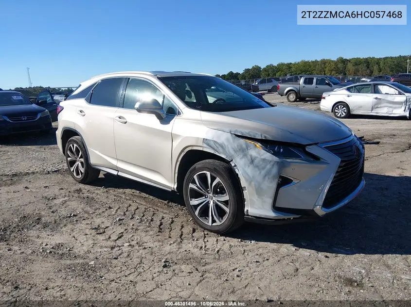 LEXUS RX 2017, VIN 2T2ZZMCA6HC057468