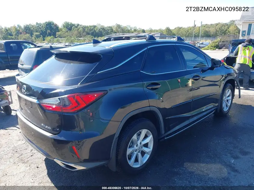 2017 LEXUS RX VIN 2T2BZMCAXHC095822 — фото 4