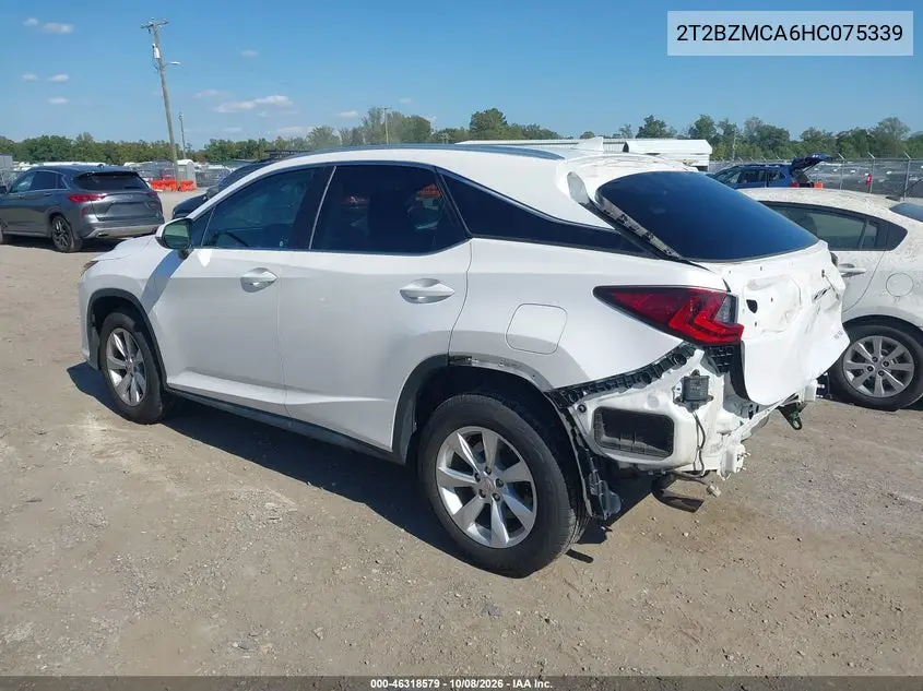 2017 LEXUS RX VIN 2T2BZMCA6HC075339 — фото 3