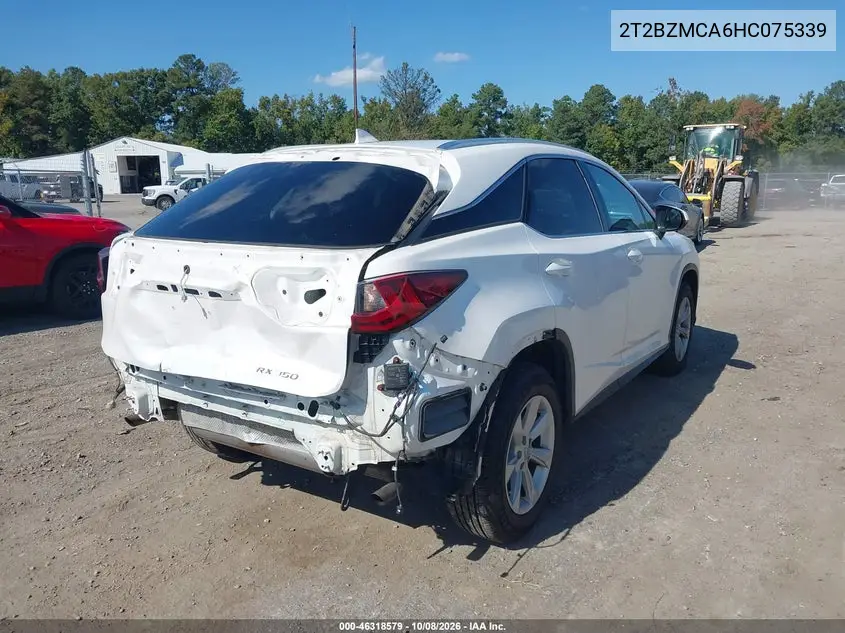 2017 LEXUS RX VIN 2T2BZMCA6HC075339 — фото 4