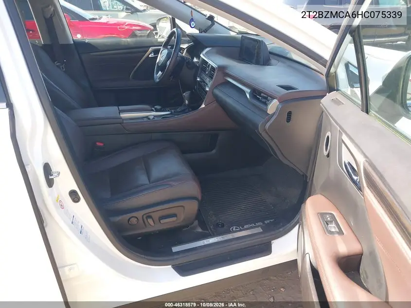 2017 LEXUS RX VIN 2T2BZMCA6HC075339 — фото 5