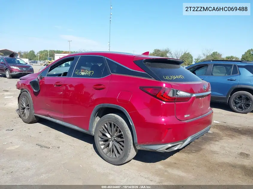 2017 LEXUS RX VIN 2T2ZZMCA6HC069488 — фото 3