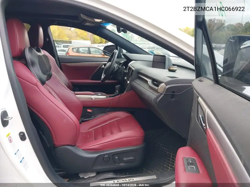 2017 LEXUS RX VIN 2T2BZMCA1HC066922 — фото 5