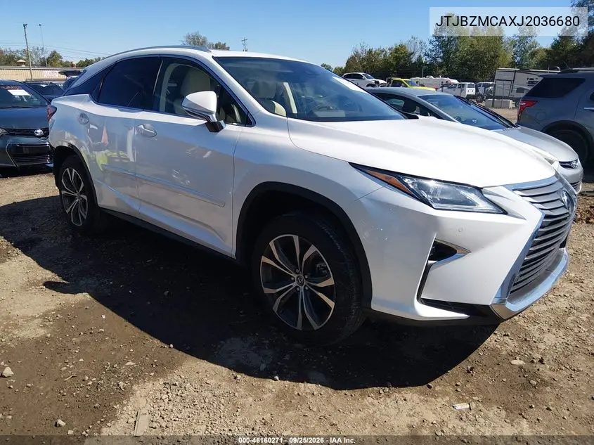 LEXUS RX 2018, VIN JTJBZMCAXJ2036680
