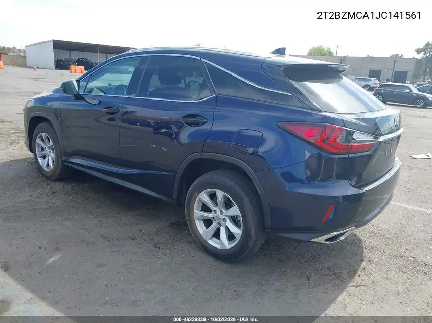 2018 LEXUS RX VIN 2T2BZMCA1JC141561 — фото 3