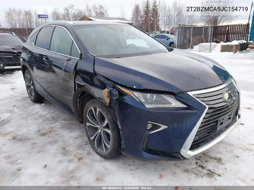 LEXUS RX 2018, VIN 2T2BZMCA9JC154719