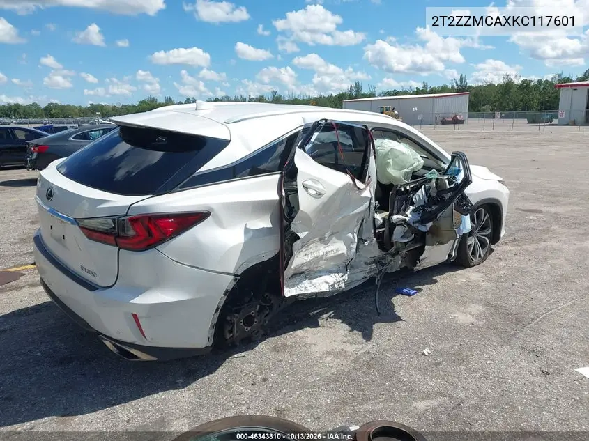 2019 LEXUS RX VIN 2T2ZZMCAXKC117601 — фото 4