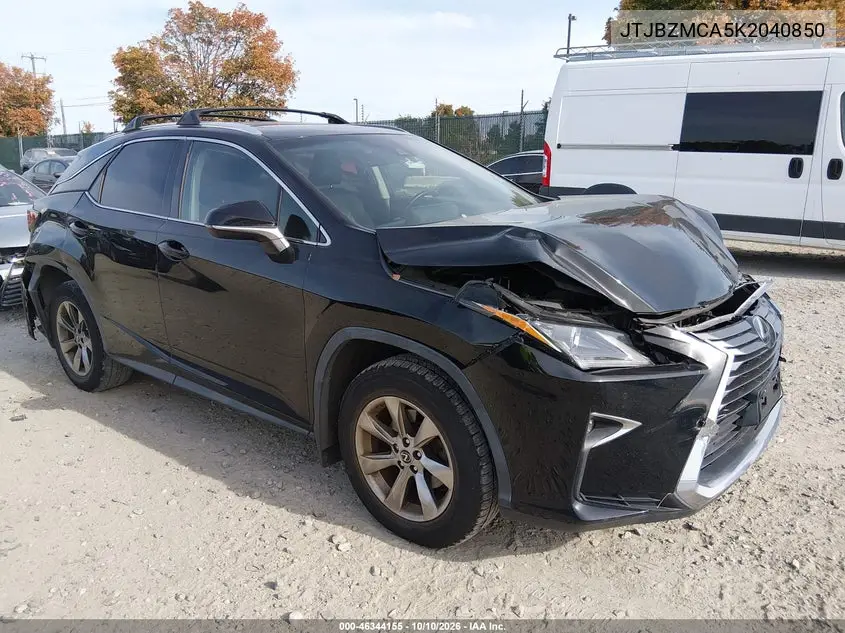 LEXUS RX 2019, VIN JTJBZMCA5K2040850