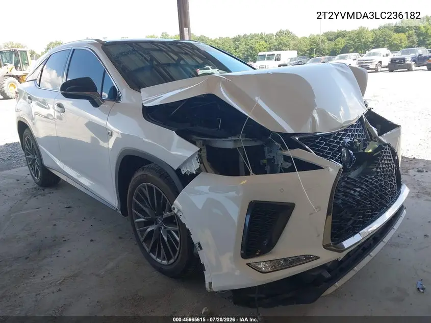 LEXUS RX 2020, VIN 2T2YZMDA3LC236182