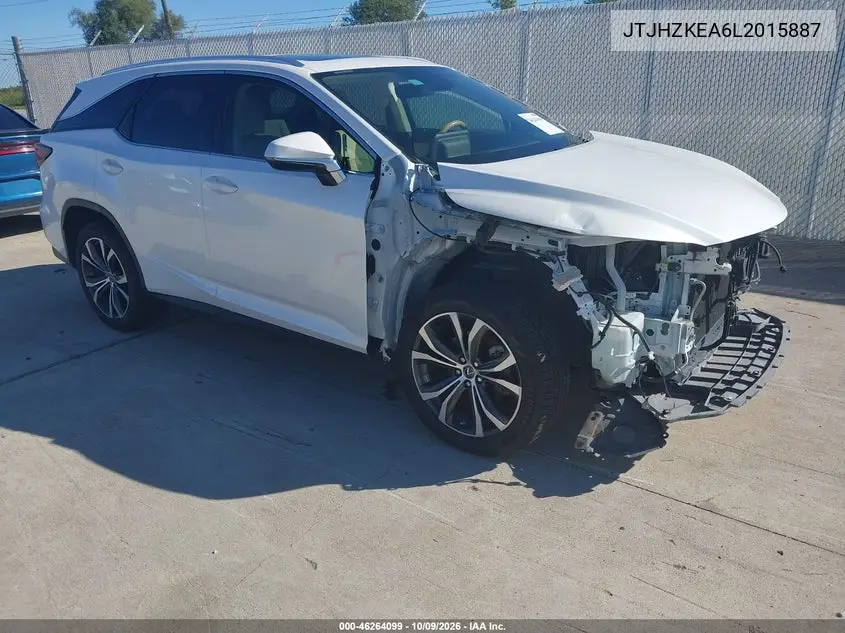 LEXUS RX 2020, VIN JTJHZKEA6L2015887