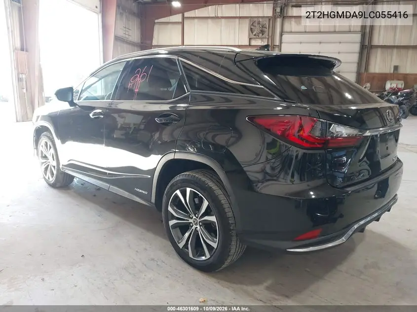 2020 LEXUS RX VIN 2T2HGMDA9LC055416 — фото 3