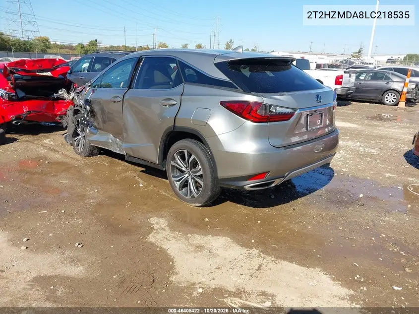 2020 LEXUS RX VIN 2T2HZMDA8LC218535 — фото 3
