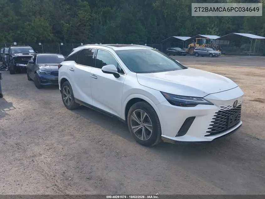 LEXUS RX 2023, VIN 2T2BAMCA6PC034649