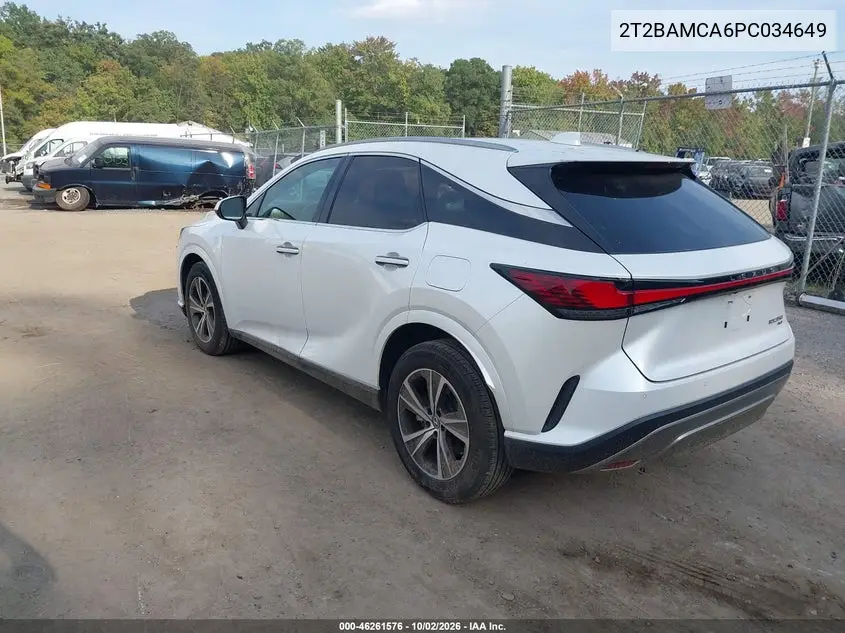 2023 LEXUS RX VIN 2T2BAMCA6PC034649 — фото 3