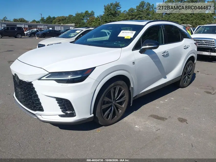 2024 LEXUS RX VIN 2T2BAMCA8RC044487 — фото 2