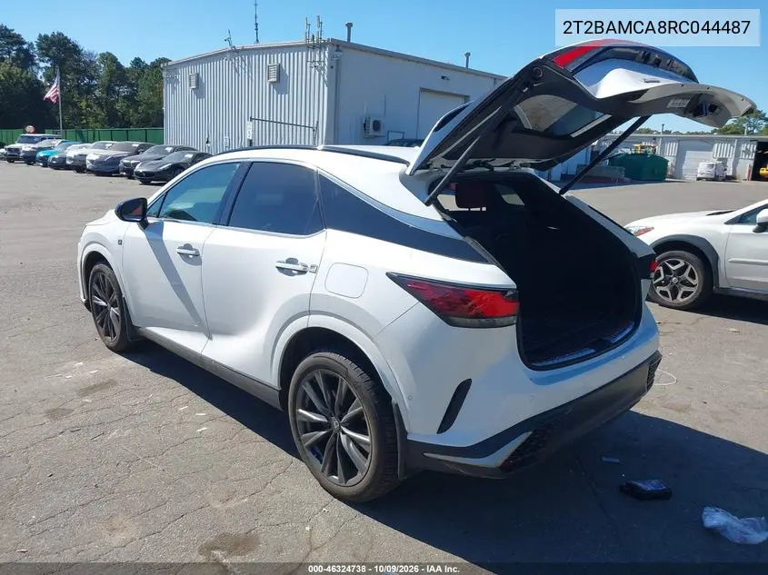 2024 LEXUS RX VIN 2T2BAMCA8RC044487 — фото 3