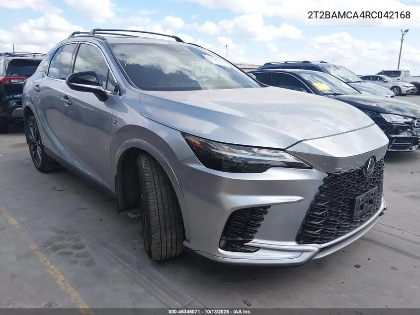 LEXUS RX 2024, VIN 2T2BAMCA4RC042168