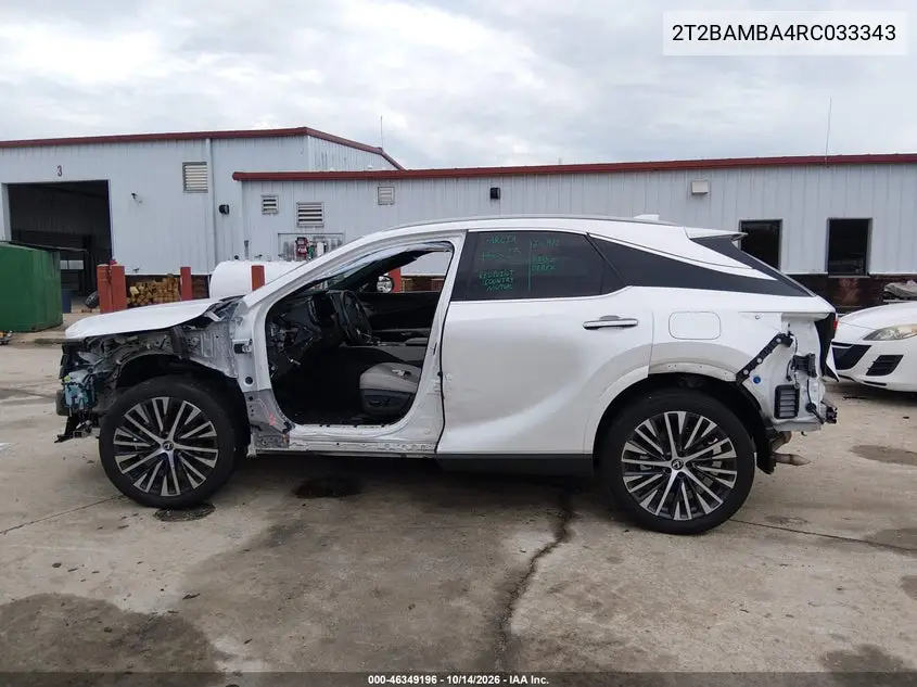 2024 LEXUS RX VIN 2T2BAMBA4RC033343 — фото 15
