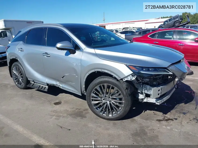 LEXUS RX 2024, VIN 2T2BAMBA3RC028781